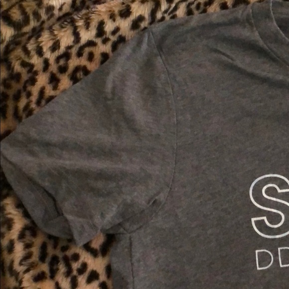 TriDelta Philanthropy St. Jude V-Neck Grey Shirt - Picture 2 of 3